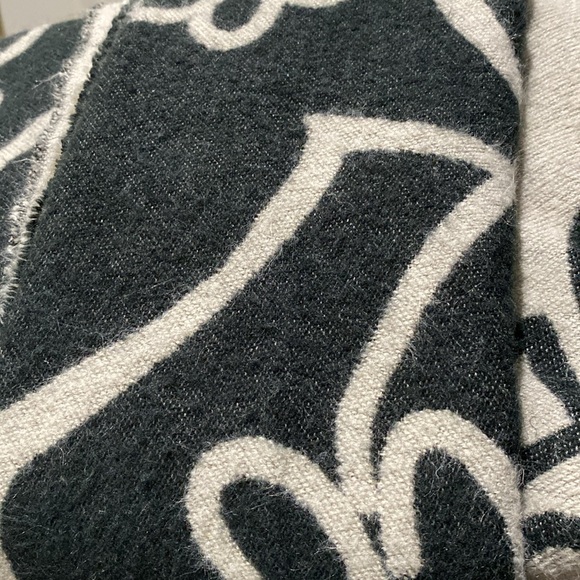 ASOS design abstract linear flower jacquard scarf in multi - Picture 5 of 5